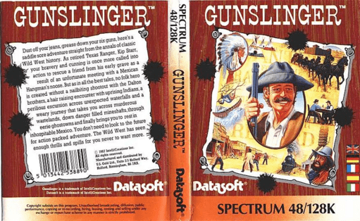 Gunslinger box art for ZX Spectrum